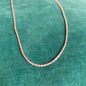 Rose Gold Rope Chain Necklace